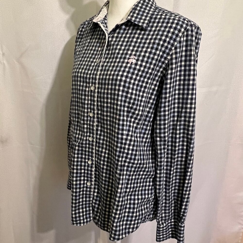 Brooks Brothers Women's Gingham Button Down Shirt - Picture 7 of 16